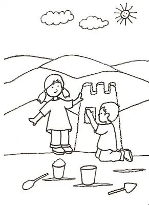Niños jugando futbol para pintar - Imagui