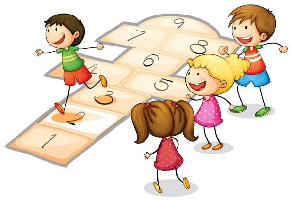 niños jugando — Vector stock © interactimages #12385452 niños jugando — Vector stock © interactimages #12385452