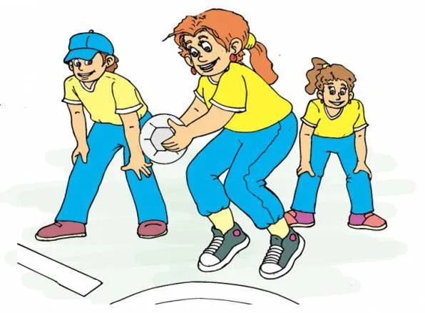 Imagene de niño jugando kikimbol para colorear - Imagui