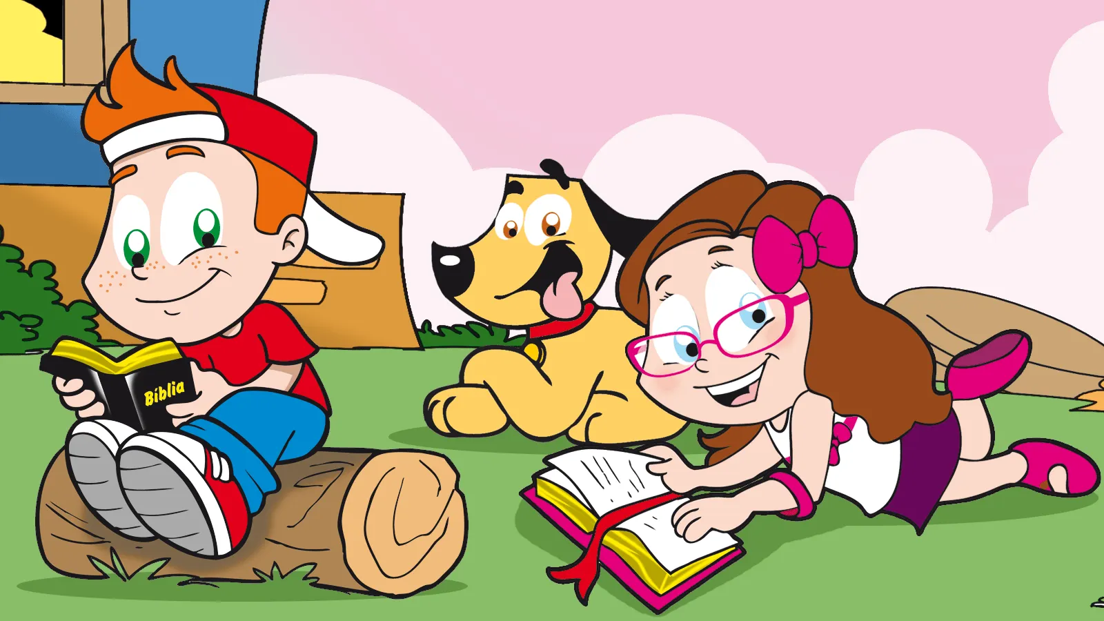 Niños leyendo la biblia - Imagui