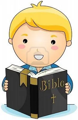 Un niño leyendo la biblia - Imagui
