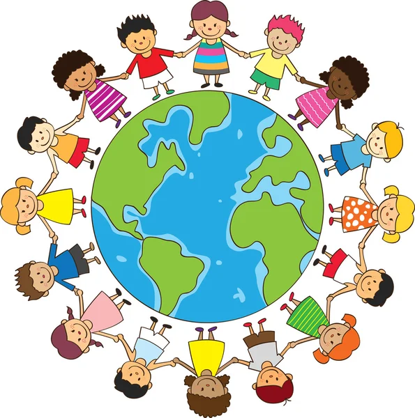 Niños lindos mano — Vector stock © mhatzapa #6794077 Niños lindos mano — Vector stock © mhatzapa #6794077
