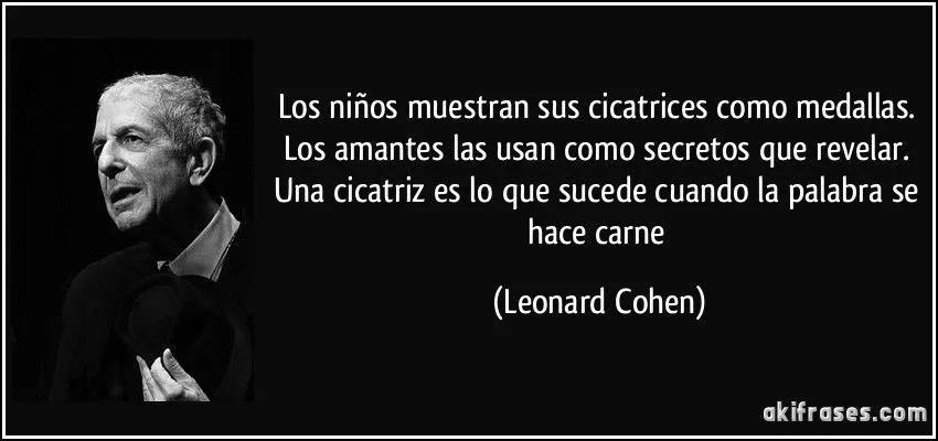 Los niños muestran sus cicatrices como medallas. Los amantes...
