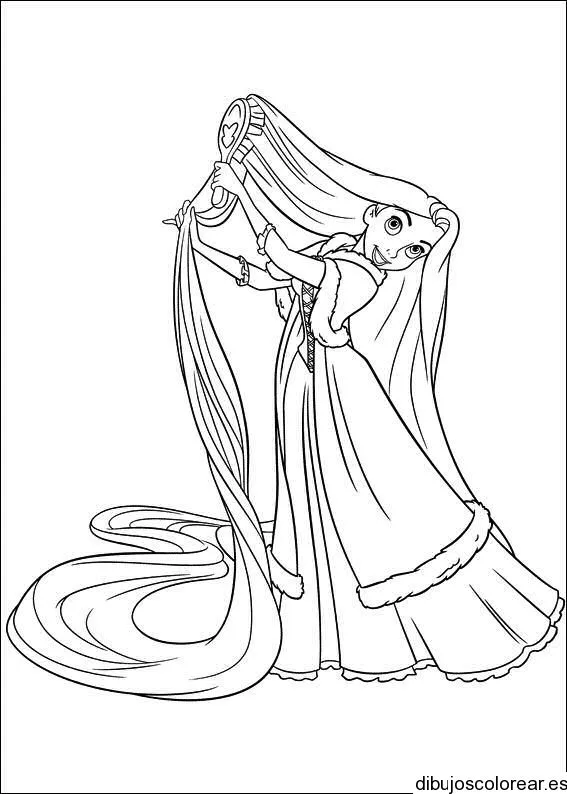 Nina peinandose Colouring Pages (page 3)