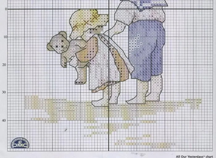 Niños en la playa punto de cruz ~ Solountip.com Niños en la playa punto de cruz ~ Solountip.com