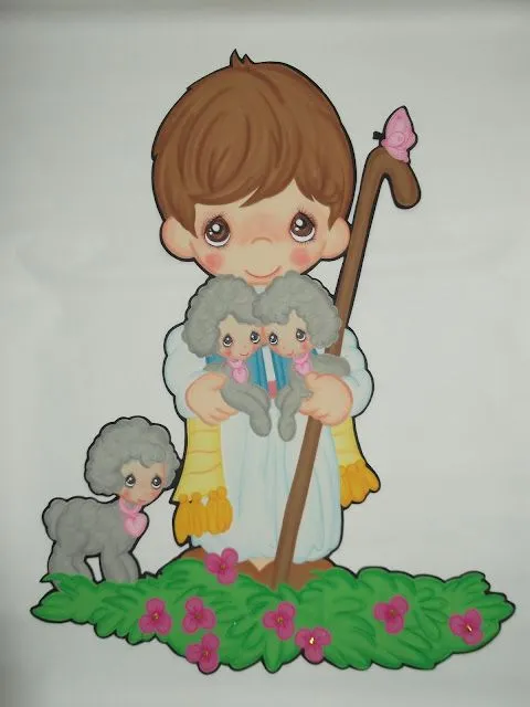 Ángel con corazón sobre una nube: Feliz Año Nuevo | Fomiart