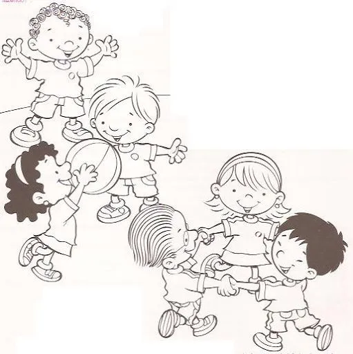 Imagenes para colorear de un recreo - Imagui