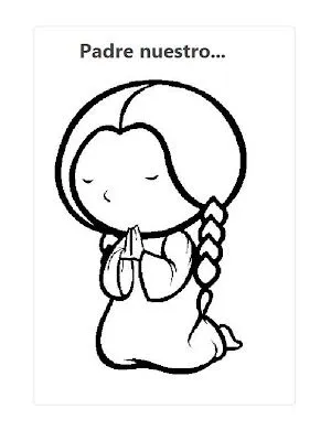 Niños rezando para colorear | Blog de imágenes Niños rezando para colorear | Blog de imágenes