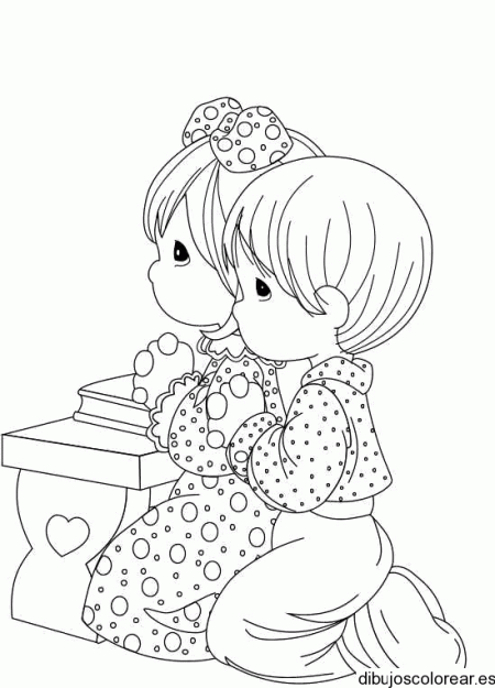 Dibujo de niños rezando | Orar | Pinterest
