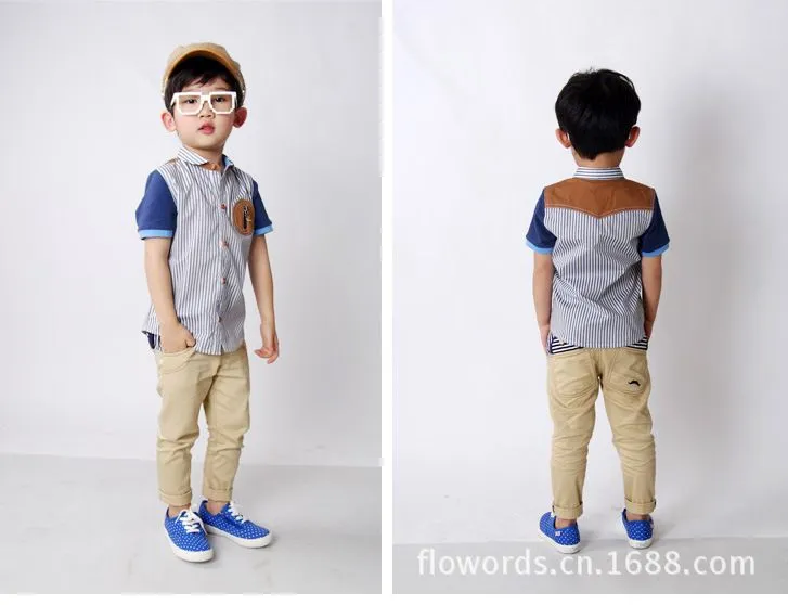 De los niños ropa de verano para niños ropa del muchacho camisetas ...