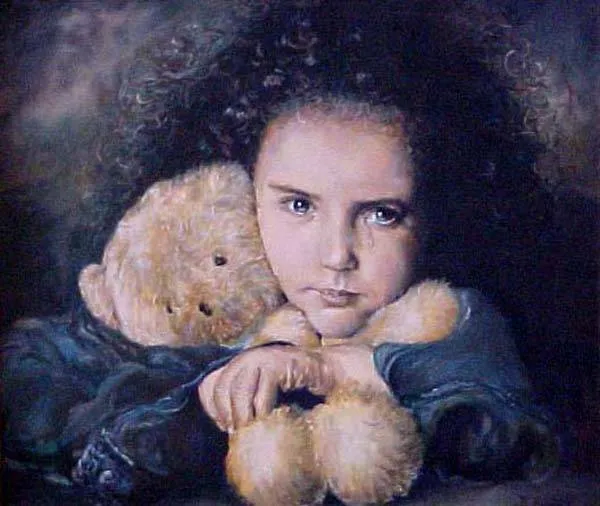 niña triste Dorian Florez - Artelista.com