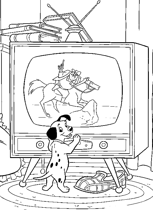 Niños viendo television para colorear - Imagui