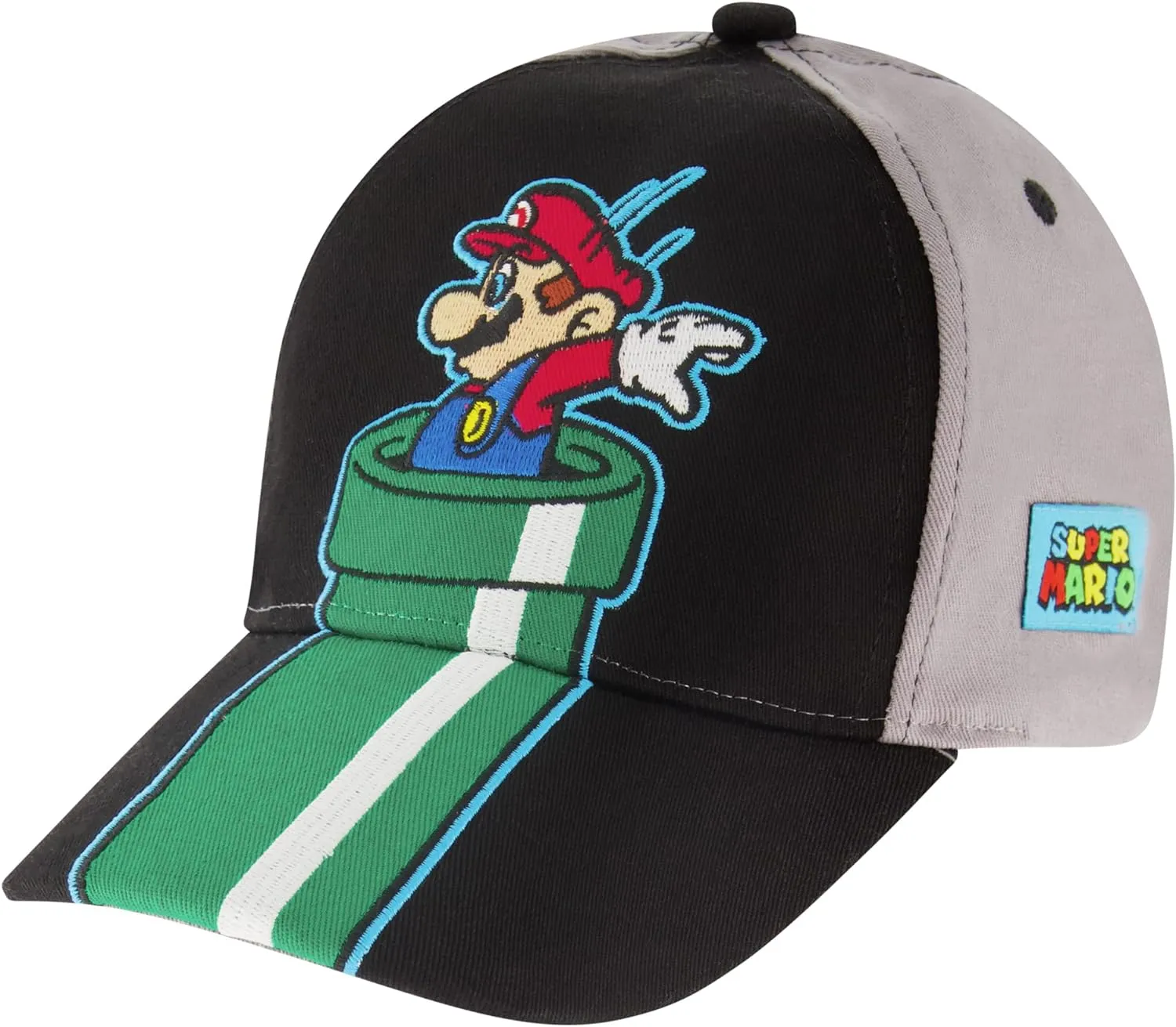 Nintendo Super Mario - Gorra de béisbol para niños, Talla 4-7, Gris, 4-7  Años : Amazon.com.mx: Ropa, Zapatos y Accesorios