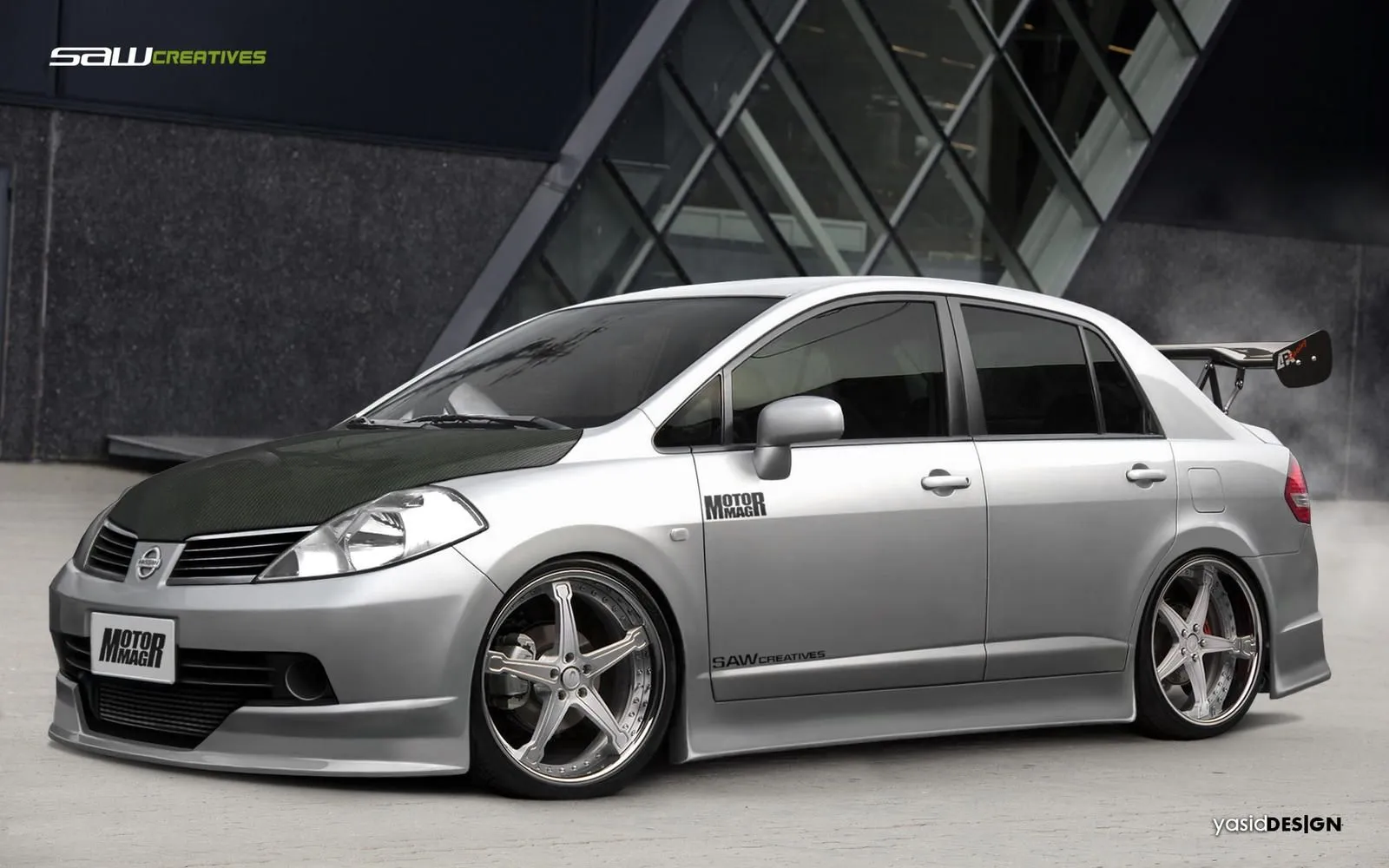 Nissan Tiida Sedan_drift by yasiddesign on DeviantArt Nissan Tiida Sedan_drift by yasiddesign on DeviantArt
