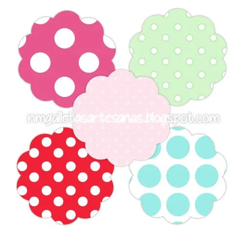 N.M. Galletas Artesanas: Cómo crear un estampado de lunares en ... N.M. Galletas Artesanas: Cómo crear un estampado de lunares en ...