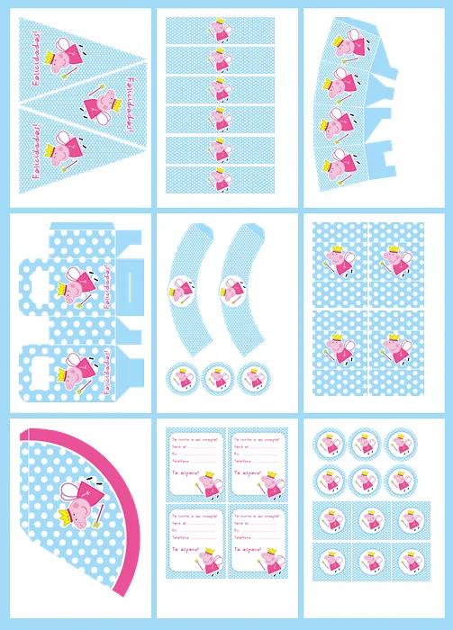 N.M. Galletas Artesanas: Kit de fiesta Peppa Pig {Descarga gratuíta