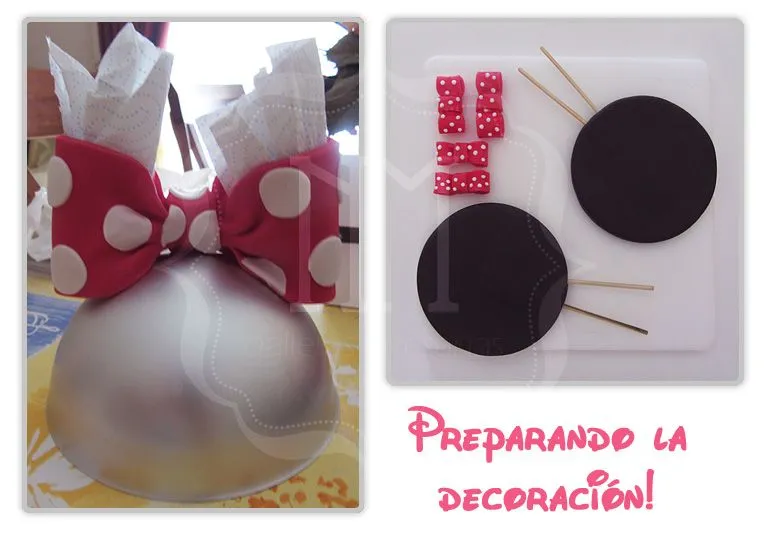 N.M. Galletas Artesanas: Tarta Minnie Mouse N.M. Galletas Artesanas: Tarta Minnie Mouse