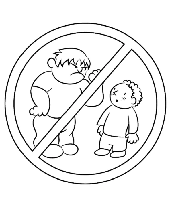 No-bullying | Colorear imágenes
