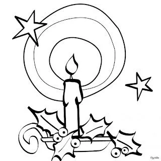 Noche buenas para colorear - Dibujos para colorear - aColorear