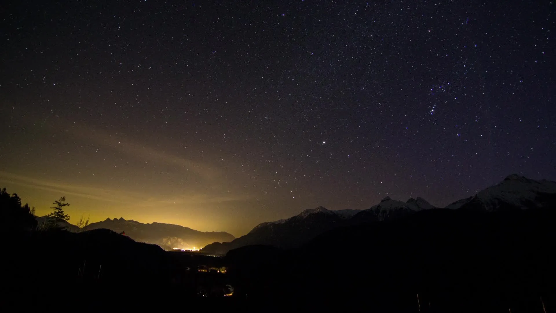 Noche Estrellada En Un Valle Archivos de Video #22917337 | Pond5