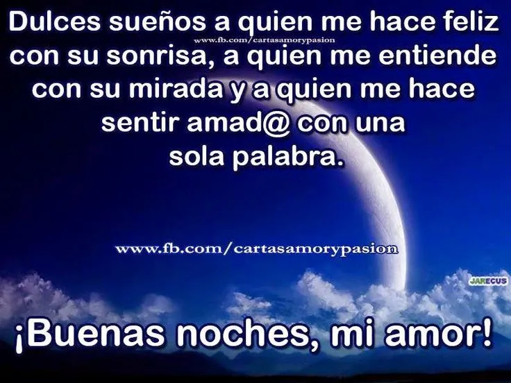 Buenas noches, mi amor! | frases | Pinterest | Amor, Te Amo and Html