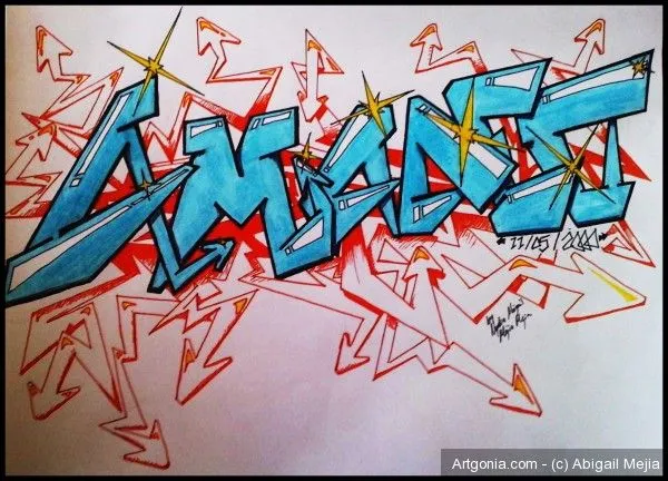 Amadeo-Graffiti by Abigail Mejia - Artgonia
