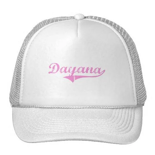 Nombre clásico del estilo de Dayana Gorras De Camionero | Zazzle