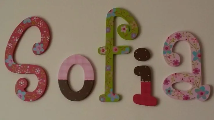 Nombre decorado hecho en mdf | Manualidades | Pinterest Nombre decorado hecho en mdf | Manualidades | Pinterest