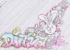 Nombre diana en graffiti - Imagui