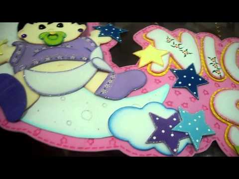 Como se hacen nombres en foami - Imagui