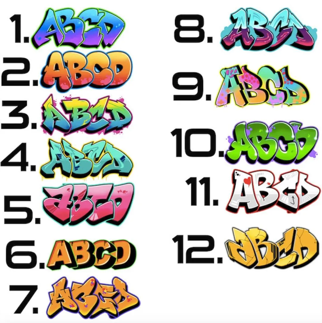 Nombre de graffiti personalizado / su nombre personalizado - Etsy México Nombre de graffiti personalizado / su nombre personalizado - Etsy México