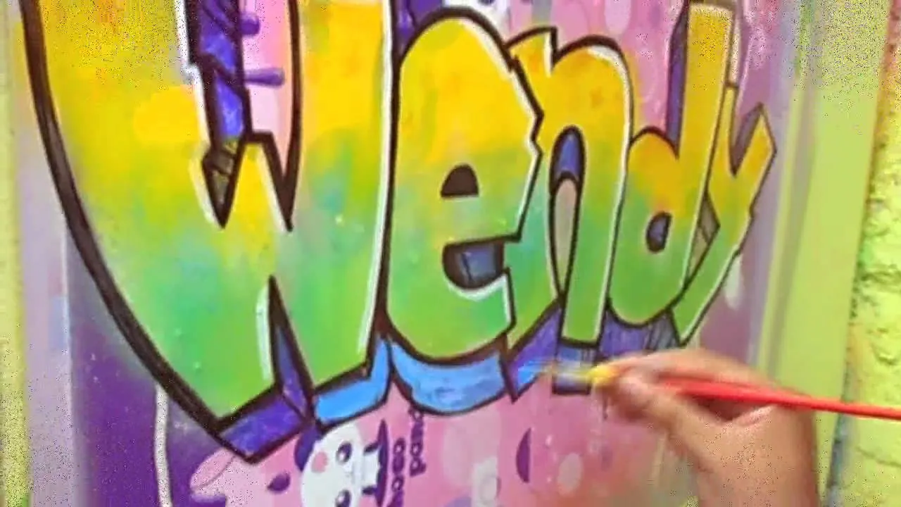 COMO HACER TU NOMBRE EN GRAFFITI 3 - WELLINTENCION - YouTube