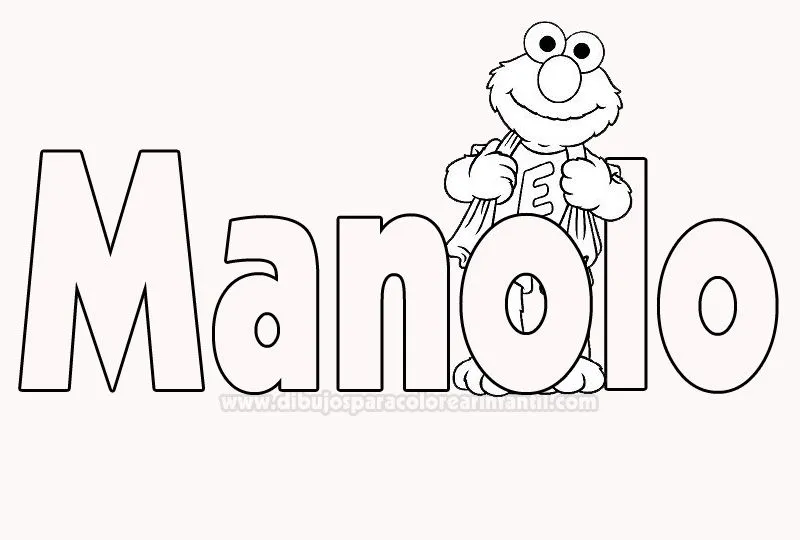 Nombre Manolo para colorear ~ Dibujos para Colorear Infantil Nombre Manolo para colorear ~ Dibujos para Colorear Infantil