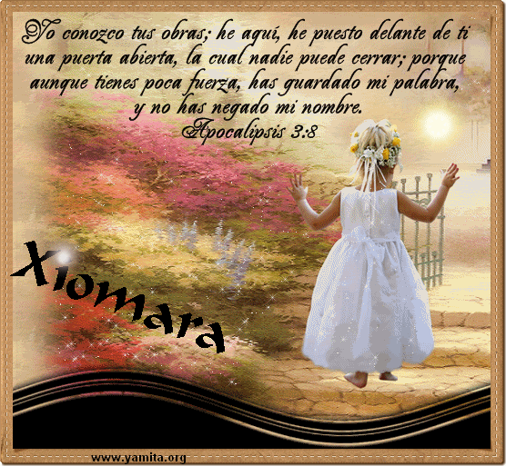 Nombre de Mujer Xiomara - Apocalipsis 3:8 | Tarjetas Cristianas Nombre de Mujer Xiomara - Apocalipsis 3:8 | Tarjetas Cristianas