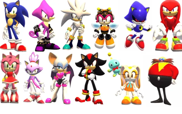 Personajes de sonic con nombres - Imagui