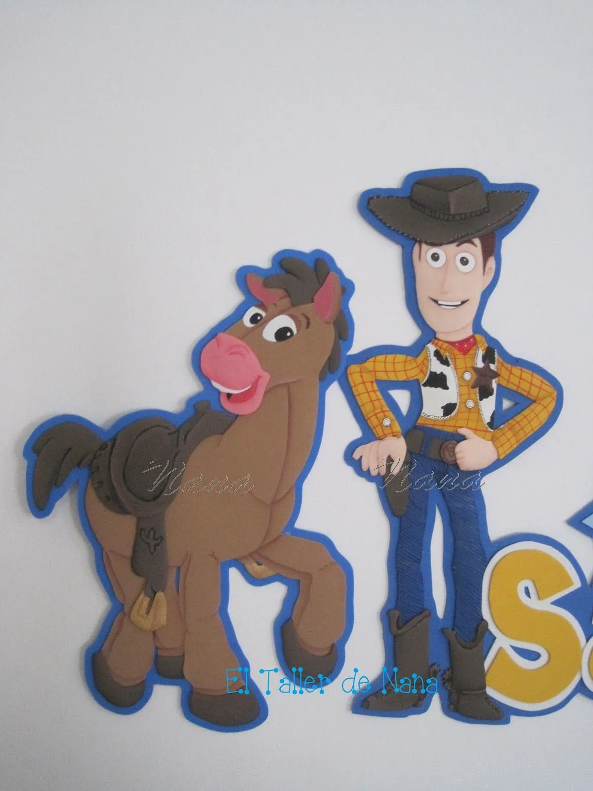 Nombre con personajes de Toy Story - El Taller de Nana Nombre con personajes de Toy Story - El Taller de Nana
