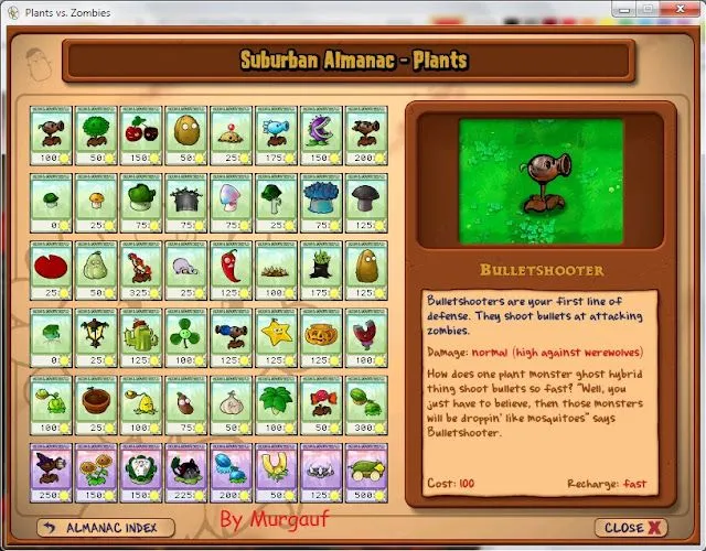 Nombre de todas las plantas de plants vs zombies - Imagui