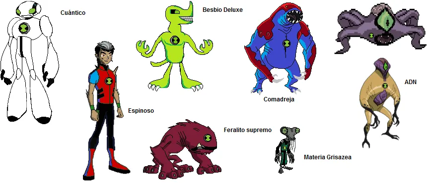 Ben 10 aliens nombres - Imagui