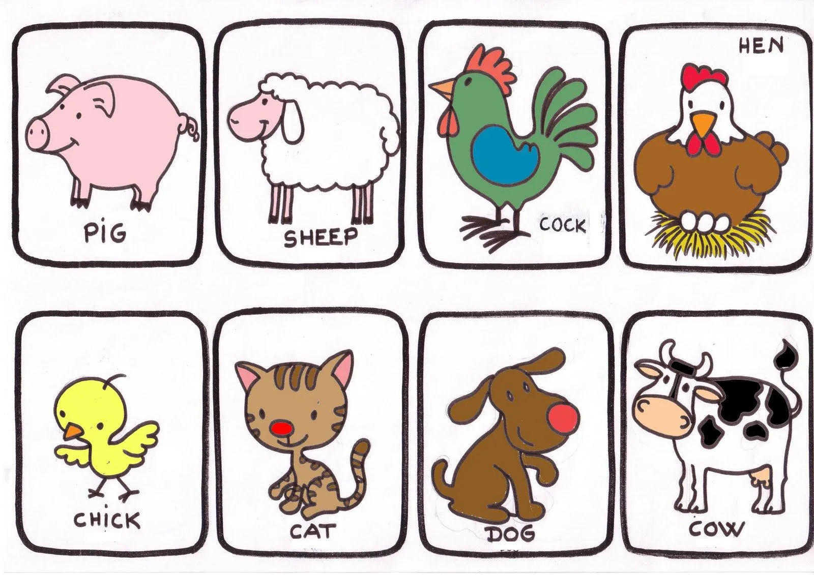 Nombres de animales domésticos en inglés - Imagui Nombres de animales domésticos en inglés - Imagui