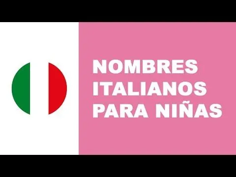 Nombres Italianos Para Ni As Nombres Para Bebes Mujeres | PEKKA COC