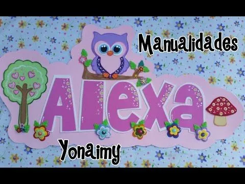 COMO HACER NOMBRES Y LETREROS EN FOAMY O - Youtube Downloader mp3 COMO HACER NOMBRES Y LETREROS EN FOAMY O - Youtube Downloader mp3