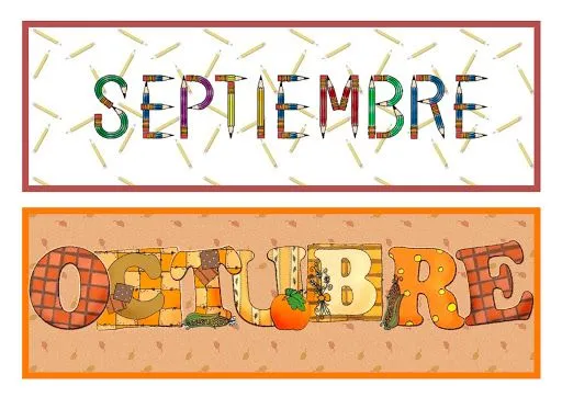 Nombres de los meses del año para imprimir - Imagui Nombres de los meses del año para imprimir - Imagui