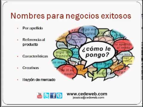 Nombres para negocios exitosos - YouTube