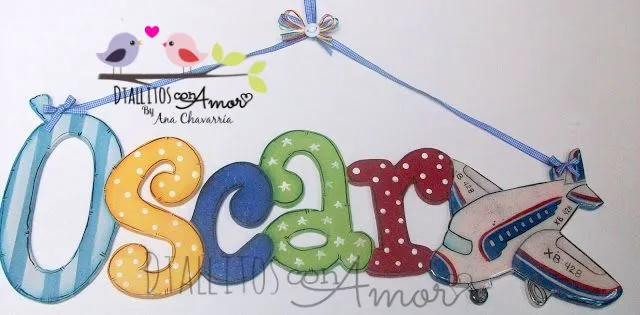 Letrero elaborado en MDF, pintado a mano, con el nombre de tu bebé ... Letrero elaborado en MDF, pintado a mano, con el nombre de tu bebé ...