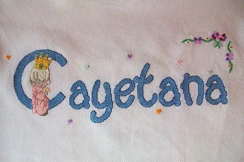 Nombres a punto de cruz infantiles - Imagui