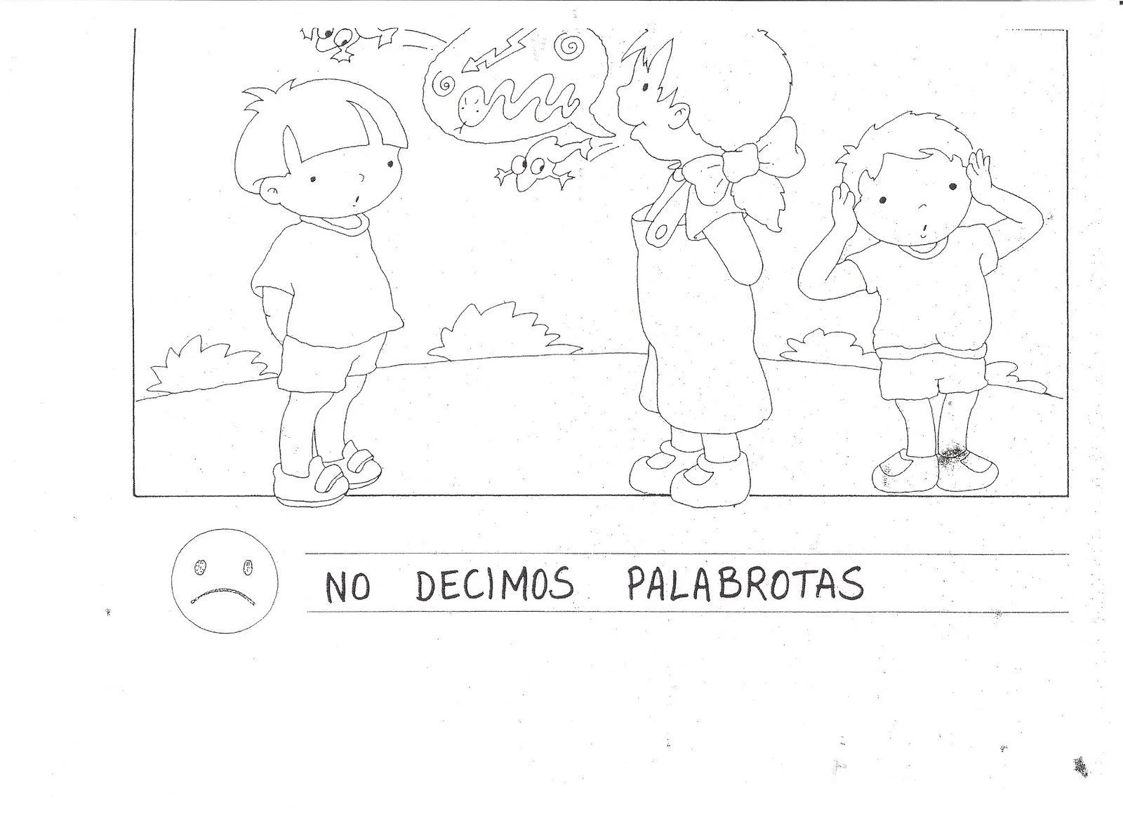 Normas de clase para colorear | Escuela en la Nube Normas de clase para colorear | Escuela en la Nube