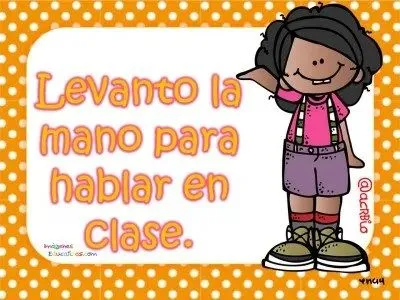 Normas de comportamiento en el aula y salón. Imprimibles motivo lunares. – Imagenes Educativas Normas de comportamiento en el aula y salón. Imprimibles motivo lunares. – Imagenes Educativas