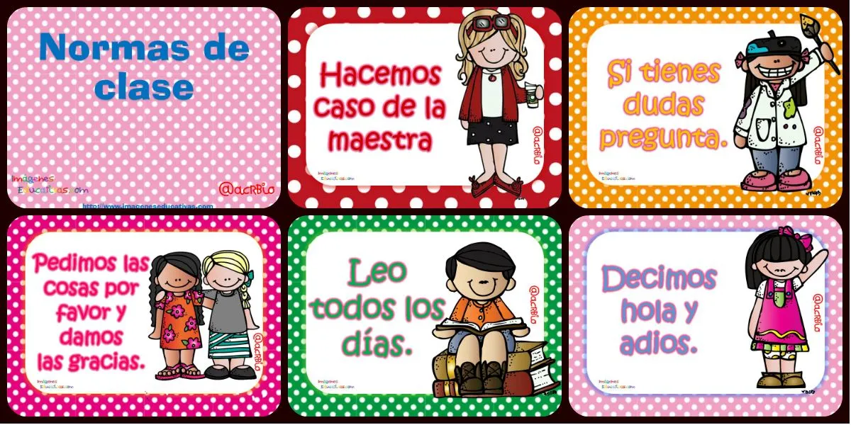 Normas de comportamiento en el aula y salón. Imprimibles motivo lunares. – Imagenes Educativas Normas de comportamiento en el aula y salón. Imprimibles motivo lunares. – Imagenes Educativas