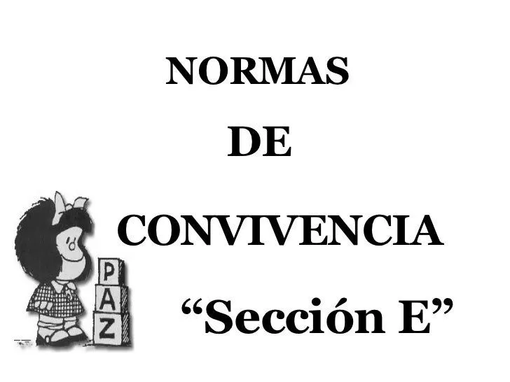 Normas De Convivencia