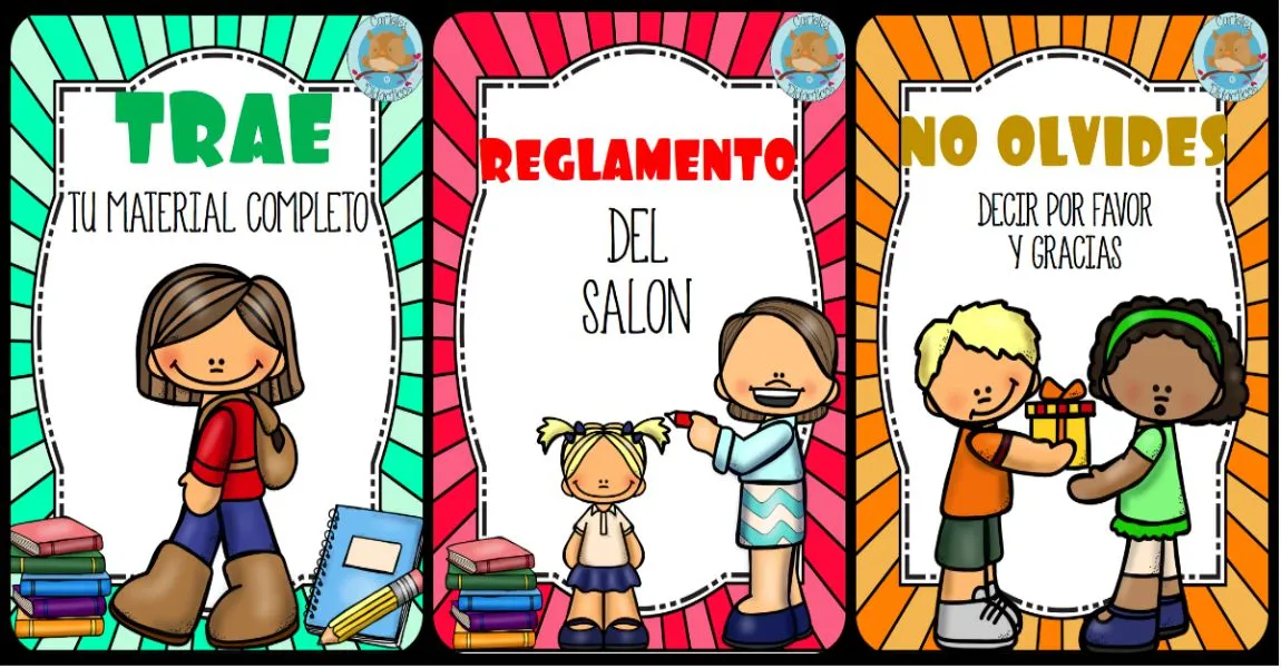 Normas de convivencia en el aula o salón – Imagenes Educativas